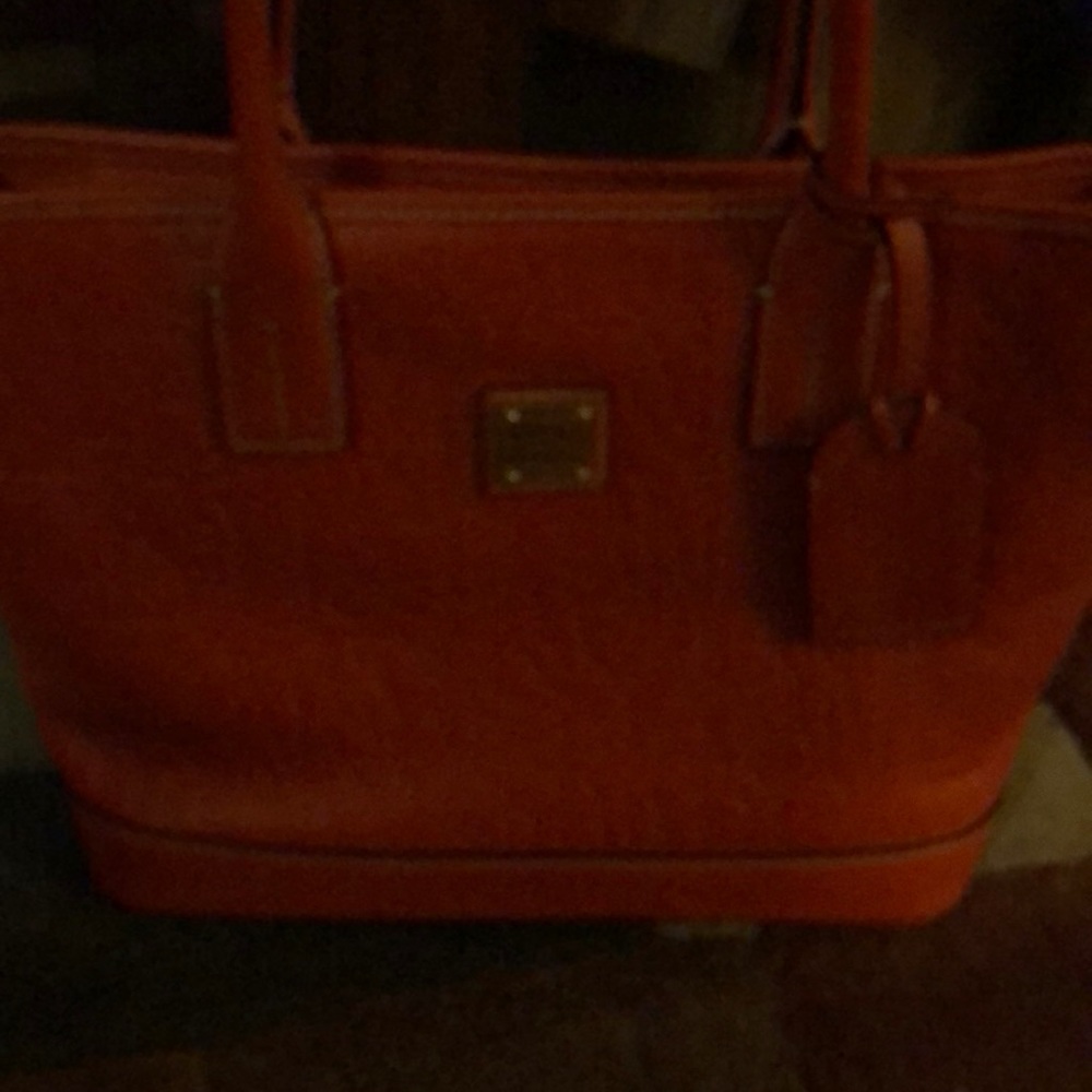 Orange Dooney Burke Purse - Picture 2 of 7